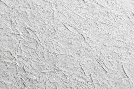 Crumpled white paper background, textured surface for design - Powered by Adobe