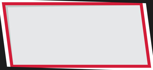 Red Diagonal Accent Banner