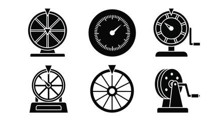 Chance wheels and fortune tellers offer exciting game possibilities