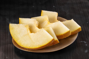 Fresh ripe sweet juicy melon