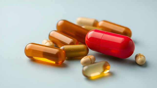 Medicinas, capsulas, pastillas, marco