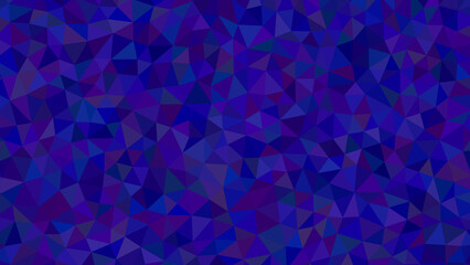 Fototapeta premium Dark blue and purple low poly background with a deep and rich geometric mosaic pattern, creating a modern and sophisticated visual texture