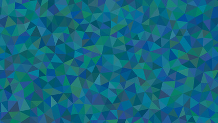 A mesmerizing mosaic of blue and green triangles creates a captivating abstract background, perfect for adding depth and visual interest