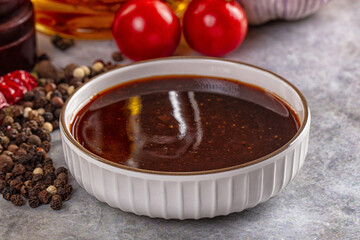Black pepper sauce for meat