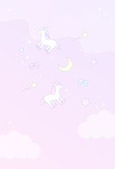 ファンシードリームホースのピンクソーダポップ♡ポストカード♪