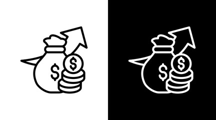 Revenue With Icon Set Design