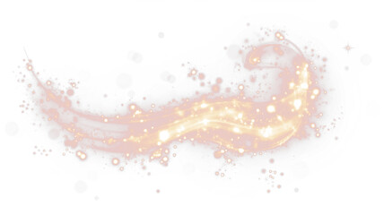 Gold Sparkle PNG Overlay with Transparent Glitter Effect on transparent background