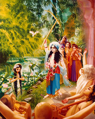 Krishna and all Gop and Gopi