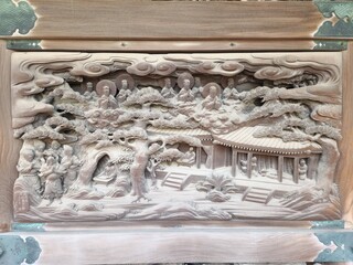 carved wood carving