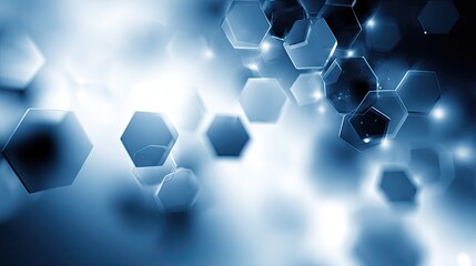 Blue Gradient Abstract Design for Corporate and Scientific Use