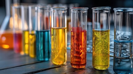 Clear Glass Test Tubes for Scientific Experimentation