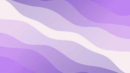 A serene abstract background featuring soft, fluid wavy shapes in a harmonious gradient of purple and lavender tones, ideal for modern digital designs, calming banners, and elegant web projects.