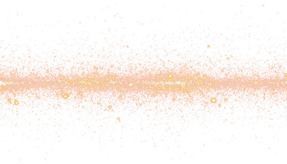 Festive red-orange light sparkles glitter transparent background