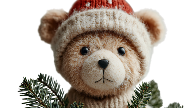 christmas teddy bear