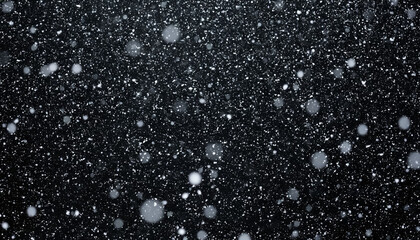 Black and white falling snow texture for overlay, for design