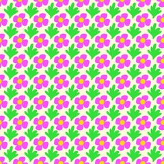  seamless floral pattern and wallpaper