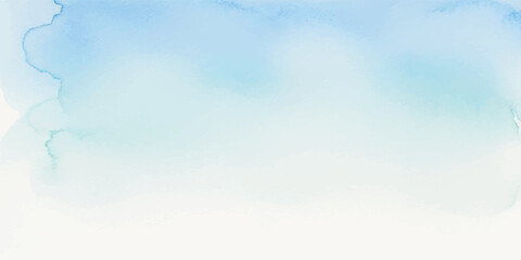 Abstract watercolor background texture light blue and white gradient wash perfect for backgrounds and design elements