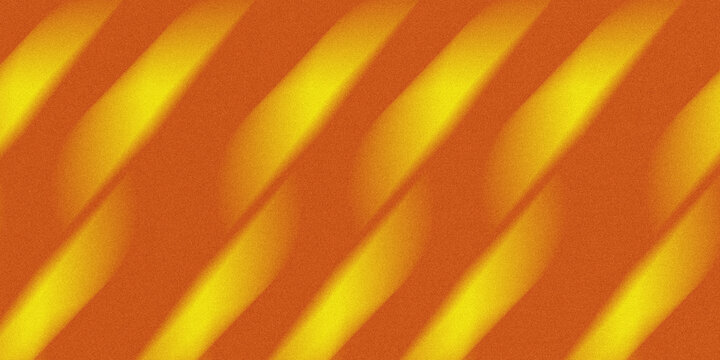 Abstract design with a pattern of repeating diagonal lines, glowing yellow-orange, on a dark orange background. Grainy or sandy texture.