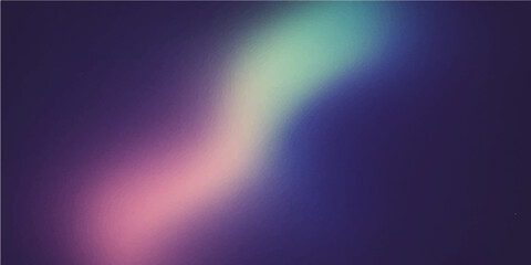 Abstract rainbow light wave pattern in the dark blue space with bright glowing motion