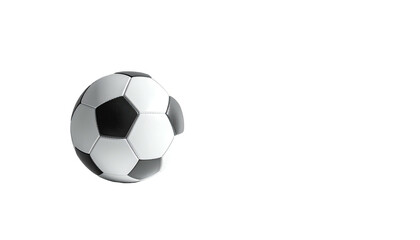 Obraz premium Classic soccer ball, composed of hexagons and pentagons