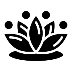 lotus icon vector