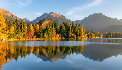 Still Waters Mountain Lake Reflect
