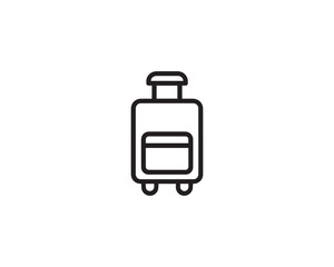 Travel Bag vector icon design illustration