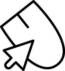 Computer Mouse Click With Mouse Cursor - Minimal SVG, Vector Icon