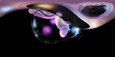 HDRI, environment map , Round panorama, spherical panorama, equidistant projection, panorama 360, Multicube, abstract background, Lines background, 3d rendering