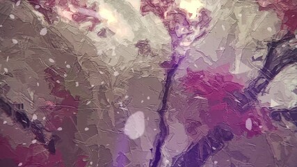 Various oil paintings, flowers, lotus leaves, fish, roses, peonies, willows