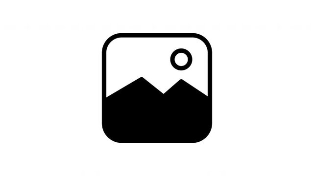 Thumbnail icon animation for websites, hiking blogs, and nature themed social media posts.