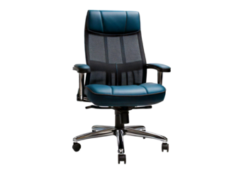 Office chair isolated on transparent or white background