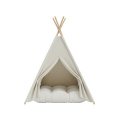 Pet teepee tent with cushion pet bed shelter © BTG