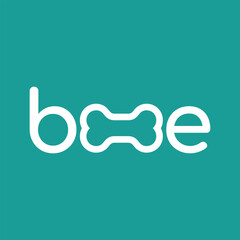 Fototapeta premium Bone logo design, typography text font graphic vector template.