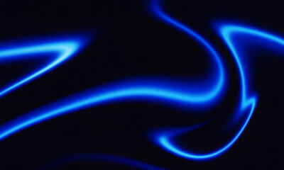 A futuristic digital illustration of a glowing blue wave with smoke and energy lines creates an abstract pattern and texture backdrop