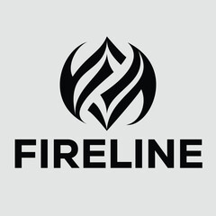 Fototapeta premium fireline logo