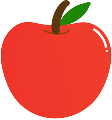 red apple