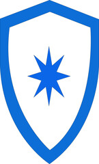 Vector shield icon. Security vector icon collection. Protection logo, shield. Сryptocurrency protection sign. Reliability wallet. Crypto currency security button.protection flat icon