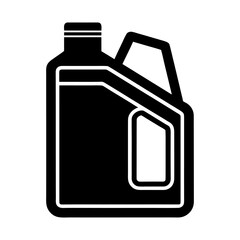 Motor Oil Canister Icon Vector on White Background.