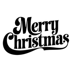 Merry Christmas lettering Text design illustration vector tshart design 