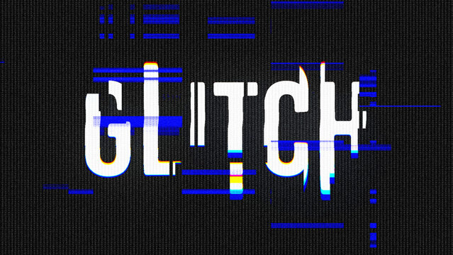 Glitch Pixel Titles