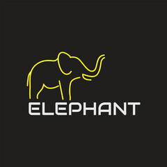 vector illustration of an elephant