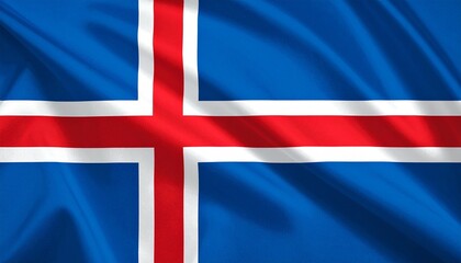 Fototapeta premium flag of Iceland