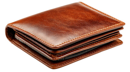 brown leather wallet