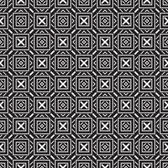 seamless geometric pattern black and white background, vector, illustration