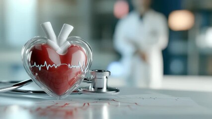 Medical cardiology rhythm: heart line, health signal, pulse monitor, vital waveform, cardiac motion, clinical beat, electric pattern, hospital diagram, life curve, diagnostic trace, care chart