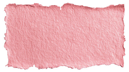  Rectangular light pink sheet with smooth texture and clean edges isolated on white background for creative and decorative purposes
