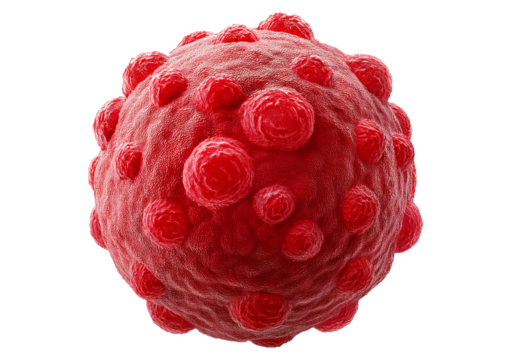 Cancer Cells isolated on a transparent or white background