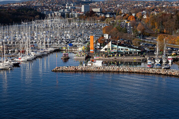 Marina in Oslo,Oslofjord,Oslo, South Norway, Norway, Scandinavia, Europe