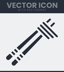 Noodles dipper vector icon symbol illustration for food desert and natural organic product design element art